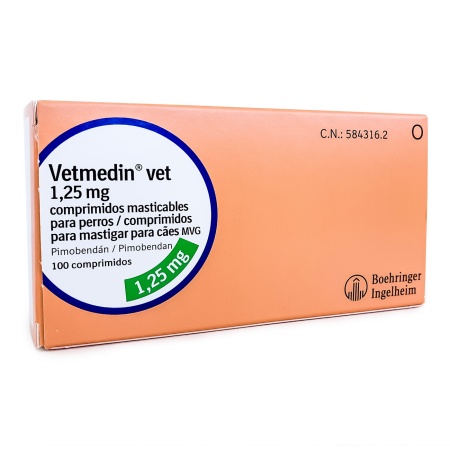 Ветмедин Таблетки 1.25 мг № 100